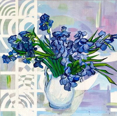 이주이, 푸른 붓꽃 Homage Blue Irises