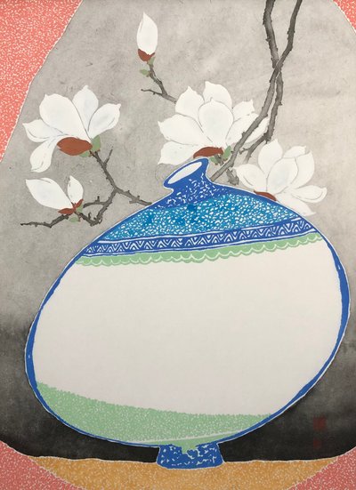 신찬식, 도자기와 목련