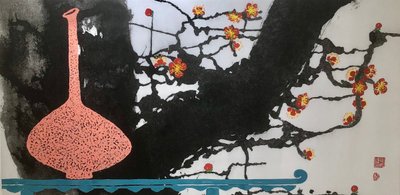 신찬식, 도자기와 홍매화