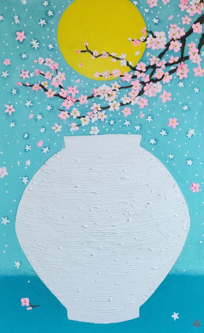 정이진, 달항아리 (풍요, 행복담기)