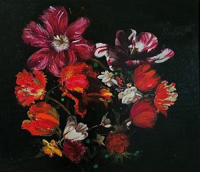 리정, 시간의 연속성 -붉은꽃(the Continuation of Time Red Flowers)