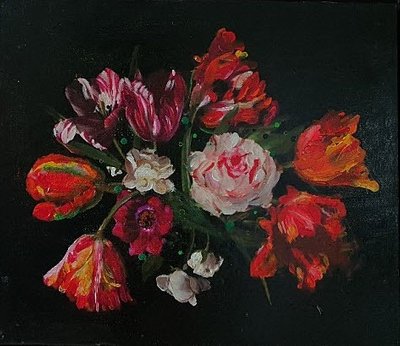 리정, 시간의 연속성 -붉은꽃(the Continuation of Time Red Flowers)