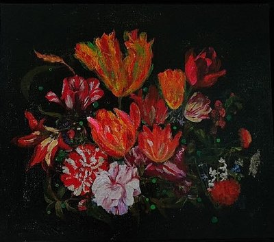 리정, 시간의 연속성 -붉은꽃(the Continuation of Time Red Flowers)