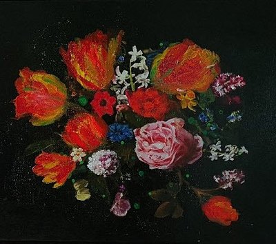 리정, 시간의 연속성 -붉은꽃(the Continuation of Time Red Flowers)