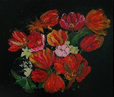 리정, 시간의 연속성 -붉은꽃(the Continuation of Time Red Flowers)