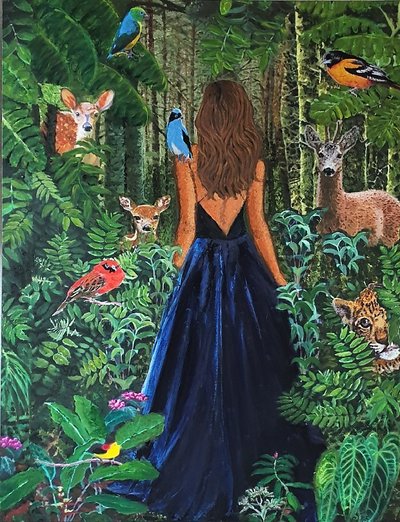 리정, 시간의 연속성 -붉은꽃