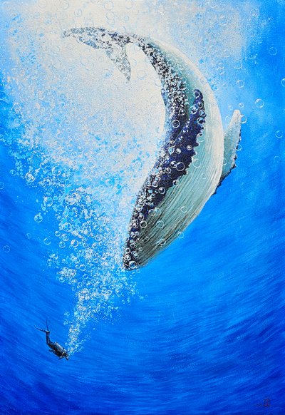 강정희, 깊고 푸른 호흡