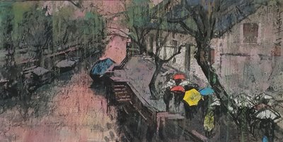 차일만, 봄비 周庄-쑤조우