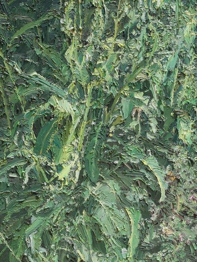 나광호, 참소리쟁이 Rumex japonicus Houtt.  oil on canvas