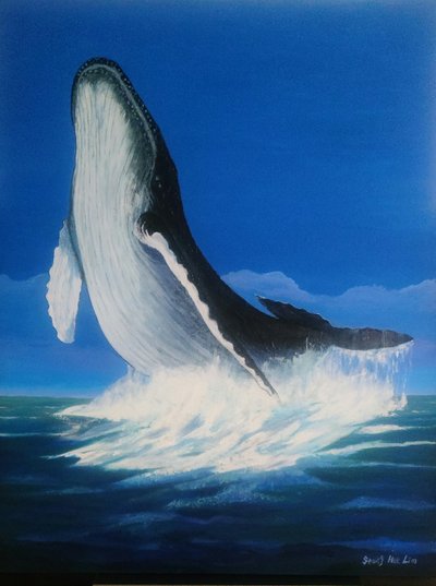 임승희, Leap of the Blue Abyss ( 푸른 심연의 도약 ,혹등고래 25-7)