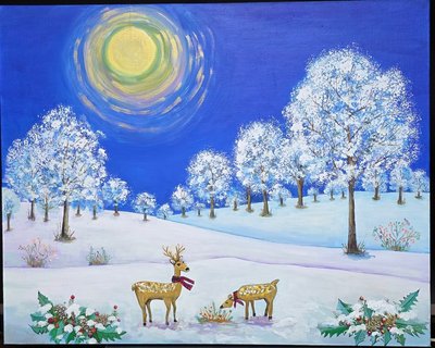 임승희, A winter Night where Peace and Love Dwell. (평화와 사랑이 머무는 겨울밤 25-15 )