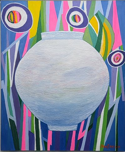 임승희, Abundant  Blessing   (滿福之器 만복지기 , 달 항아리26-2  )