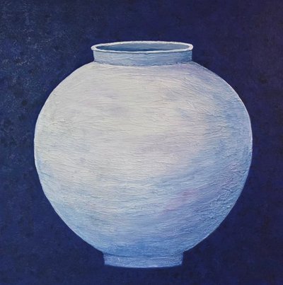 임승희, Moon Jar  ( 청의 숨결2 . 달  항아리 26-4 )