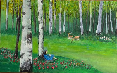 임승희, Rest in the Birch Forest ( 자작 나무 숲의 휴식 26-6 )