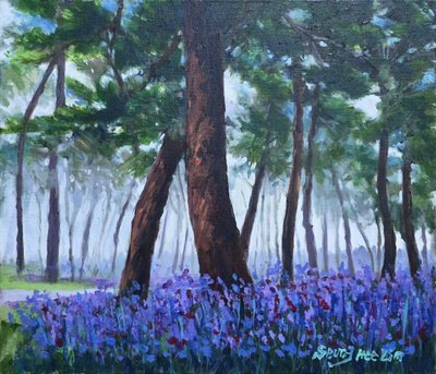 임승희, 희망의노래( 소나무와 맥문동 26-7)