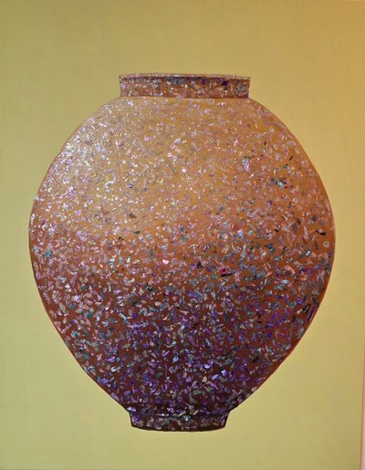 임승희, A  Vessel of Light and Happiness  (빛을 담은 행복; 달 항아리 26-12)