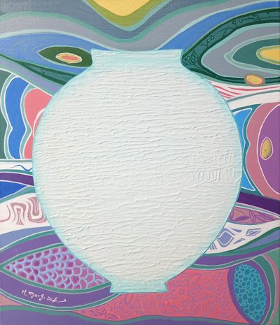 허명복, 달항아리 (다복-50)