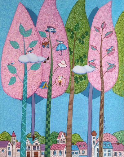 허명복, 행복한숲(봄)