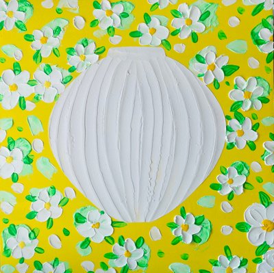 봄날(김병주), 꽃달항아리_ 봄바람 1