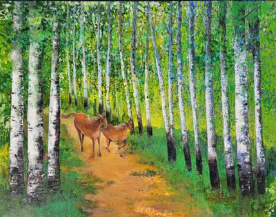 김정희, 자작이야기-고요속의 동행