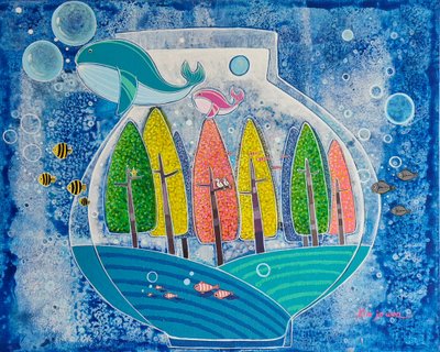 김조원, 달 항아리 ( 푸른 꿈의 정원)