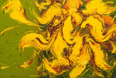 윤옥순, 해바라기 / 열정, 바람에 흔들리다