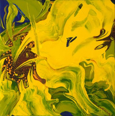 윤옥순, 해바라기 / 열정, 바람에 흔들리다