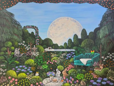 썬키, come to the full moon garden