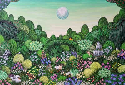 썬키, A garden in the mint sky