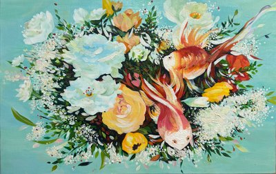 이윤진, 꽃다발