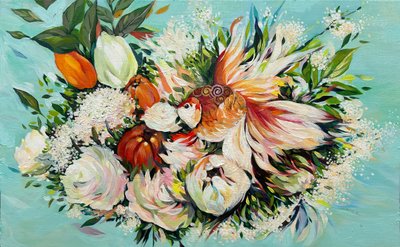 이윤진, 꽃다발