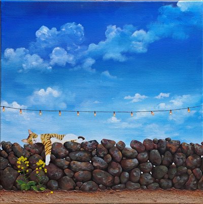 냥갱, 돌담 휴식 냥이