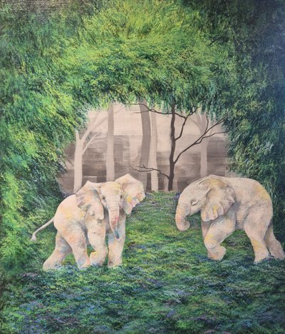 심미선, 숲속에서