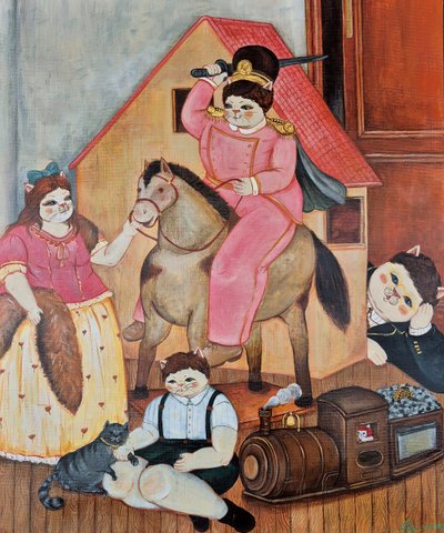 권류원, Timeless Cat(보테로 오마주)