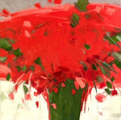 이창분, red flower