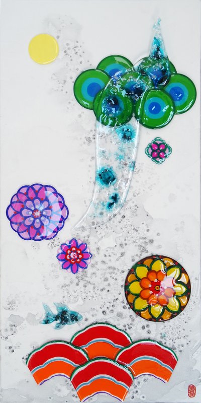 황정경, 화조도no01