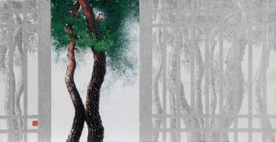 장미희, 그리움97(사랑품은 소나무)