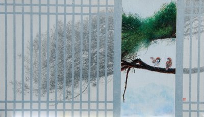 장미희, 그리움98(사랑품은 소나무)