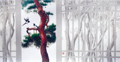 장미희, 그리움100(용을 품은 소나무)