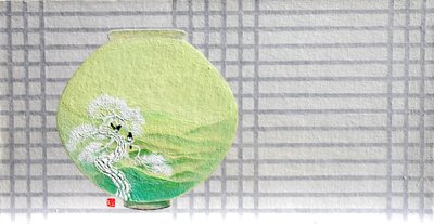 장미희, 그리움104(달빛품은 소나무)