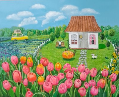 최진, 튤립 정원