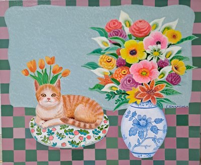 최진, 고양이와 꽃병