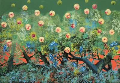 박경희, 기억의 나무 25(blue bird)