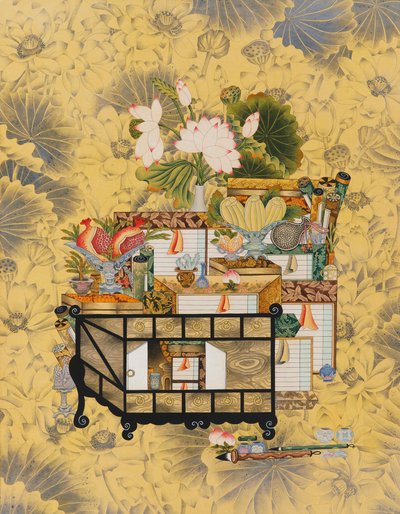 김도현, 화(花) 책거리 : 연화도