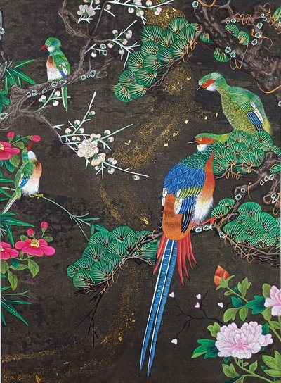 전유선, 별 내리는 행운 화조도