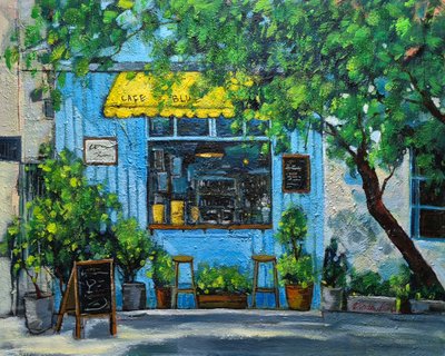 zinna kim, CAFE BLUE