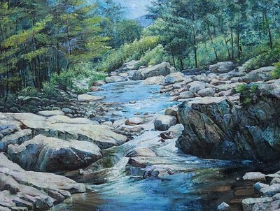 곽용자, 양평 유명산계곡