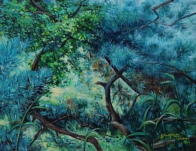 곽용자, 소나무(아산 외암마을)