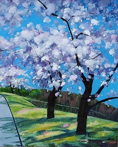 곽용자, 봄은 오는데