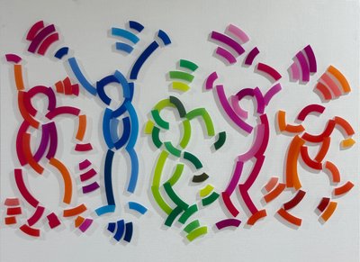 유안 그리드, Keith Haring - Untitled Dance